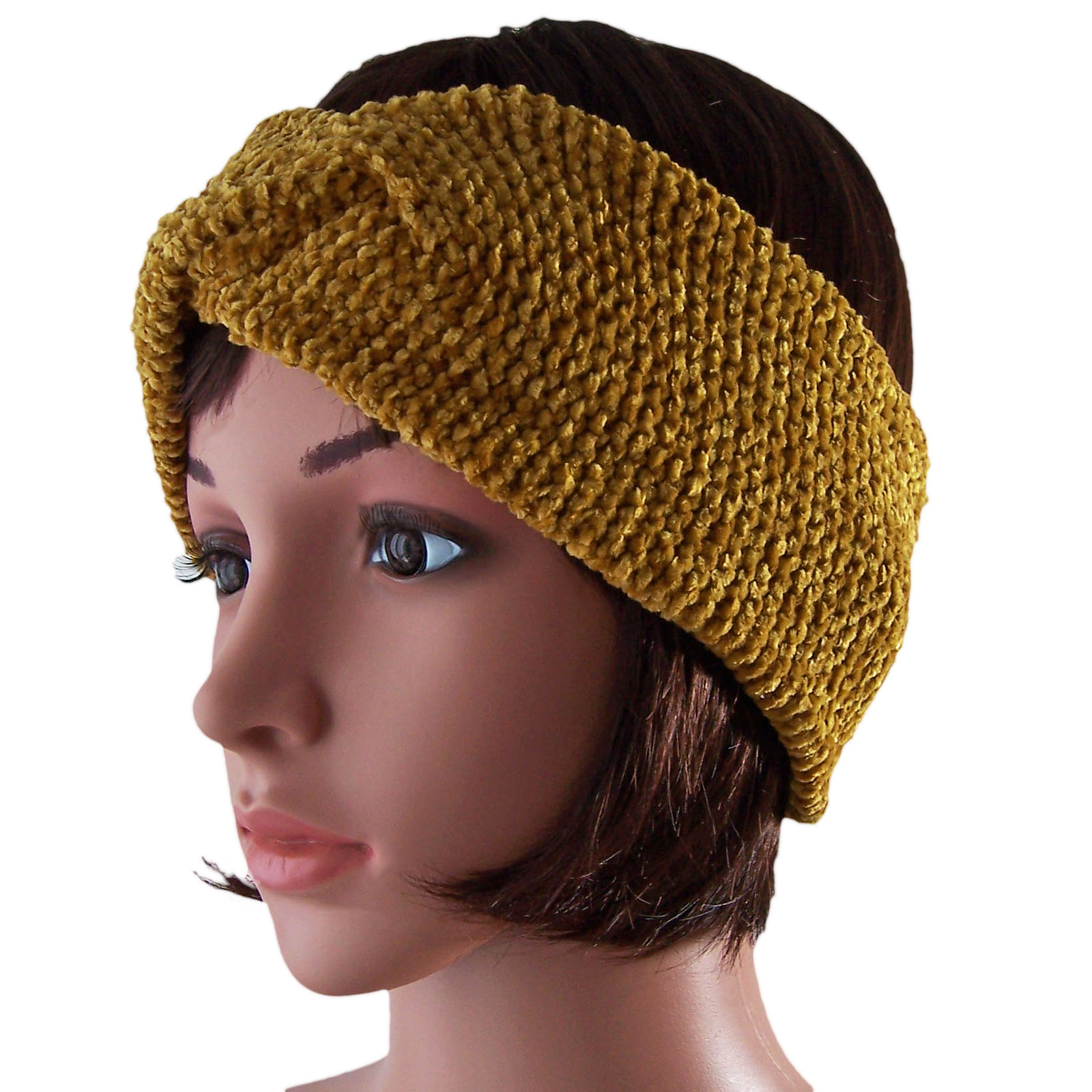 Stirnband Ohrwärmer Haarband Zopfmuster In Schönen Modefarben - Charis Moda - Foto 3